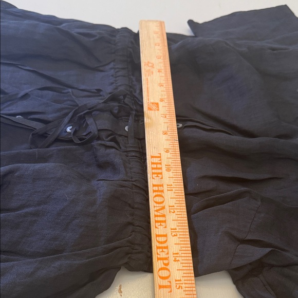 J. Crew Black Button-Front Maxi Shirt Dress - Picture 5 of 10